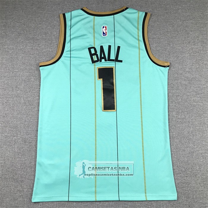 Camiseta Charlotte Hornets LaMelo Ball NO 1 Ciudad Verde